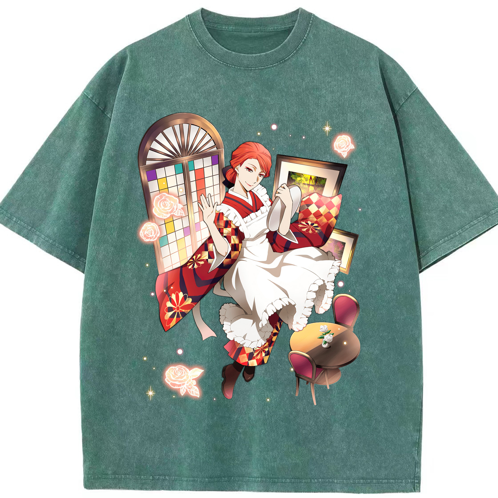 （画像用） 文豪ストレイドッグス Bungo Stray Dogs 綿100% ヴィンテージ風 半袖Tシャツ（フロントプリント）